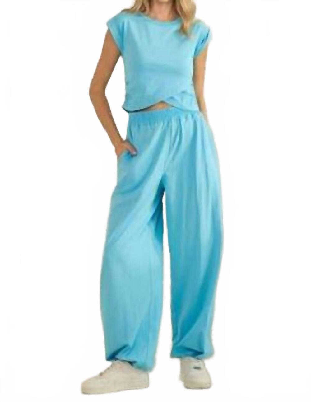 NEW VEVERET the capri coast set in sky blue